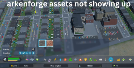 Arkenforge Assets Not Showing Up