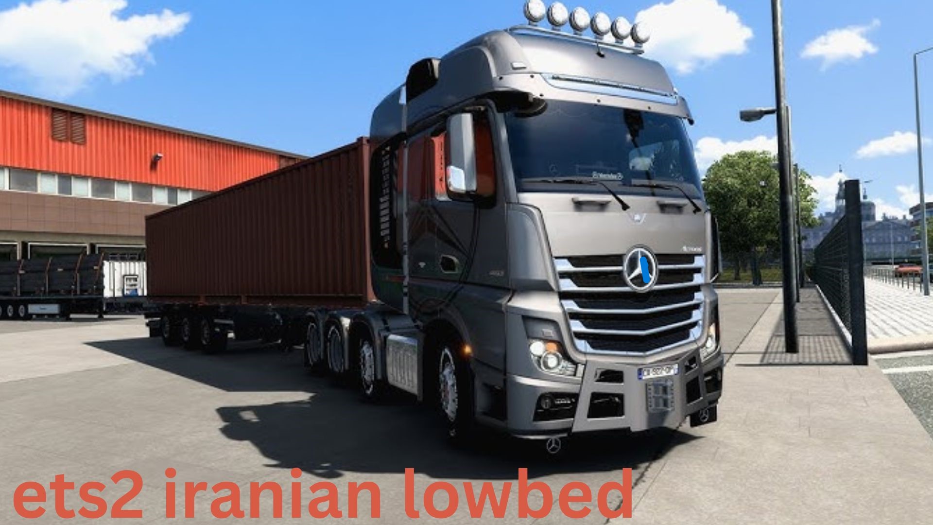 ETS2 Iranian Lowbed Heavy-Duty Hauling in Euro Truck Simulator