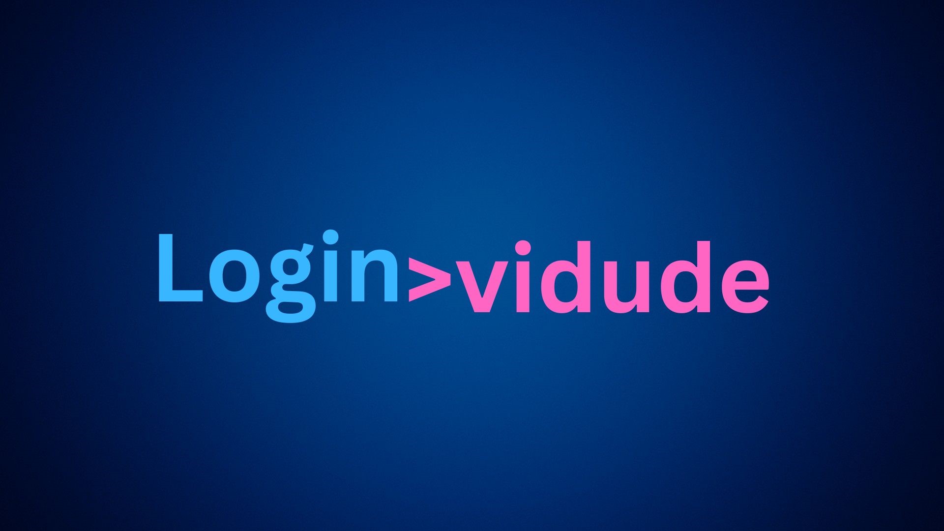 Login Vidude