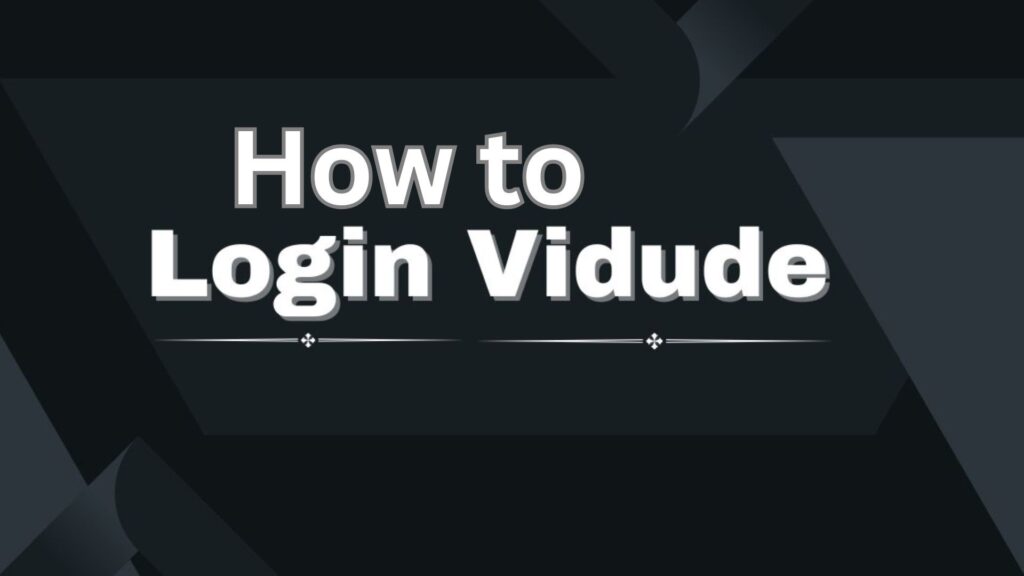 Login Vidude