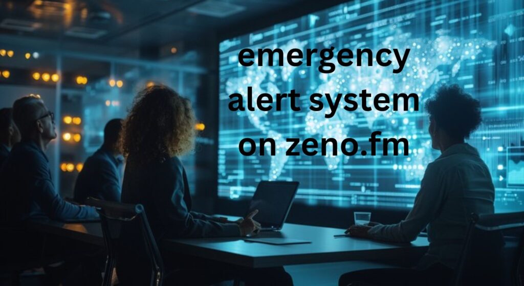 emergency alert system on zeno.fm